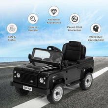 Load image into Gallery viewer, Landrover Defender Licensed Pedal Powered Car-Black
