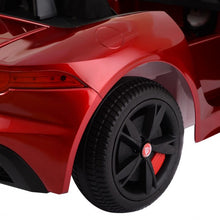 Load image into Gallery viewer, Jaguar F-TYPE 12V Battery Power Kids Ride On Car Licensed MP3 RC Remote Control-Red
