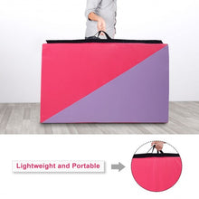 Load image into Gallery viewer, 4' x 10' x 2" Triangular Splicing Thick Folding Panel Gymnastics Mat
