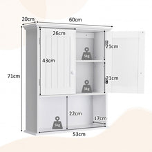 Load image into Gallery viewer, Wall-mounted Bathroom Medicine Cabinet-White

