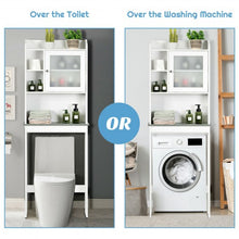 Load image into Gallery viewer, Bathroom Space Saver White Over-the-Toilet Cabinet
