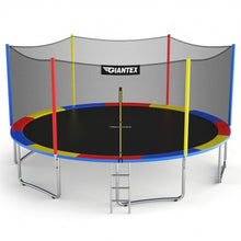Load image into Gallery viewer, 12Ft Trampoline with Safety Enclosure Net and Ladder Outdoor for Kids Adults
