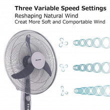 Load image into Gallery viewer, 18" Oscillating Standing Floor Fan
