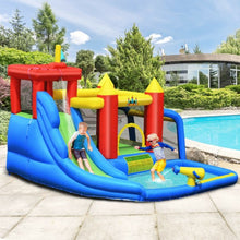 Load image into Gallery viewer, Inflatable Bounce House Splash Pool with Water Climb Slide Blower included
