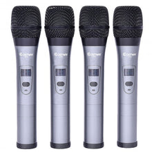 Load image into Gallery viewer, Professional 4 Channel VHF Handheld Wireless Microphone System
