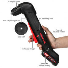 Load image into Gallery viewer, 12V Cordless Angle Drill with 3/8" Single Sleeve Chuck
