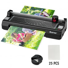 Load image into Gallery viewer, 9" Hot and Cold Paper Trimmer with 25 Pouches and Corner Rounder-Black
