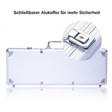 Load image into Gallery viewer, 500 Chips Poker Dice Chip Set w/ Silver Aluminum Case
