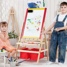 Load image into Gallery viewer, Flip-Over Double-Sided Kids Art Easel
