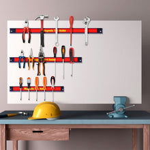 Load image into Gallery viewer, 3 PCS 8" 12" 18" Magnetic Tool Holder Bar Organizer Storage Rack Knife Wrench
