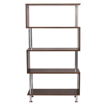 Load image into Gallery viewer, 32" x 12" x 58" Modern 4 Shelves Wooden Storage Bookshelf
