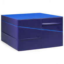 Load image into Gallery viewer, Tumbling Incline Gymnastics Exercise Folding Wedge Ramp Mat-Blue
