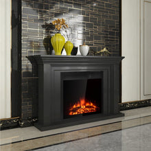 Load image into Gallery viewer, 22.5" Electric Fireplace Insert Freestanding and Recessed Heater

