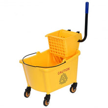 Load image into Gallery viewer, 31 Quart Side Mop Bucket Press Wringer
