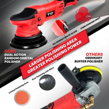 Load image into Gallery viewer, 1100W Dual Action Random Orbital Polisher Kit
