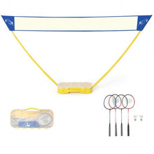 Load image into Gallery viewer, Portable Badminton Set Folding Tennis Badminton Volleyball Net
