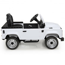 Load image into Gallery viewer, Landrover Defender Licensed Pedal Powered Car-White
