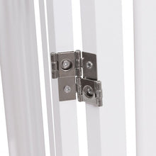 Load image into Gallery viewer, 35" Folding Standing 2/4 Panel Wood Pet Fence-White-A
