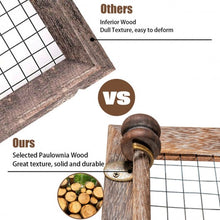 Load image into Gallery viewer, Vintage Wood Wall Mounted Jewelry Organizer Display Rack with Bracelet Rod-Brown
