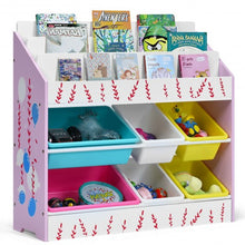 Load image into Gallery viewer, Kids Toy Storage Organizer Children Storage Bins &amp; Book Sleeves
