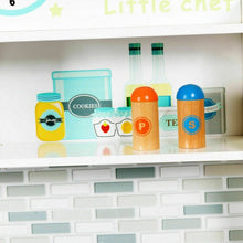 Load image into Gallery viewer, Kids Wooden Pretend Cooking Playset Cookware Kitchen-Beige
