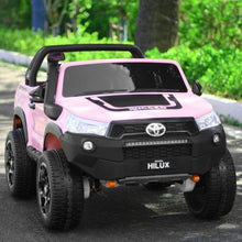 Load image into Gallery viewer, 24V Licensed Toyota Hilux Ride On Truck Car 2-Seater 4WD with Remote Pink
