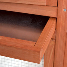 Load image into Gallery viewer, Outdoor Wooden Rabbit Bunny Chicken Coops Cages with Tray
