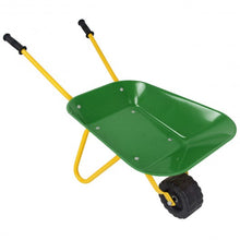 Load image into Gallery viewer, Outdoor Garden Backyard Play Toy Kids Metal Wheelbarrow-Green
