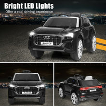 Load image into Gallery viewer, 12V Licensed AudiQ8 Kids Ride On Car-Black
