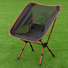 Load image into Gallery viewer, Outdoor Adjustable Folding Aluminum Camping Chair w/ Bag-Red
