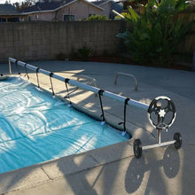 Load image into Gallery viewer, 18 Ft Solar Aluminum Pool Cover Reel Set
