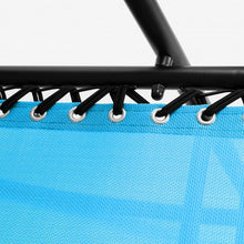 Load image into Gallery viewer, Outdoor Patio Headrest Folding Zero Gravity Rocking Chair-Turquoise
