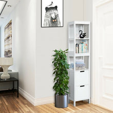 Load image into Gallery viewer, 5-Tier Multifunctional  Bathroom Floor Cabine Storage with 2 Drawers
