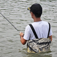 Load image into Gallery viewer, Waterproof Chest Waders Nylon PVC Cleated Bootfoot -L
