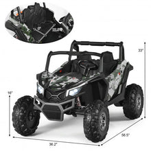 Load image into Gallery viewer, 12 V Electric Kids Ride-On Car 2-Seater SUV Off-Road UTV with Remote-CAMO
