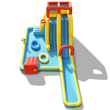 Load image into Gallery viewer, 7-in-1 Inflatable Dual Slide Water Park Bounce House Without Blower
