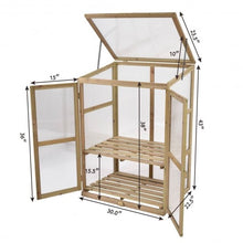 Load image into Gallery viewer, Garden Portable Wooden Raised Plants Greenhouse
