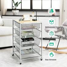 Load image into Gallery viewer, 4 Drawer Mesh Shelves Basket Utility Heavy Duty Storage Organizer

