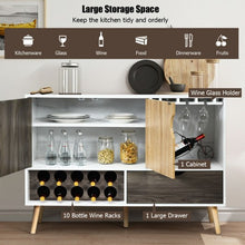 Load image into Gallery viewer, Mid-Century Buffet Sideboard Wooden Storage Cabinet
