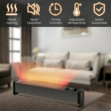 Load image into Gallery viewer, 1500W Baseboard Hardwire Electric Heater Fast Heating with Remote Control Timer
