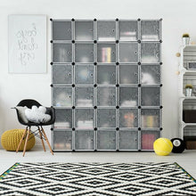 Load image into Gallery viewer, DIY 30 Cube Portable Closet Clothes Wardrobe Cabinet
