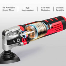 Load image into Gallery viewer, 3.5Amp Oscillating 6 Variable Speed Multi-Tool Kit

