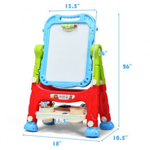 Load image into Gallery viewer, Double Sided Magnetic Drawing Art Easel-Blue
