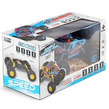 Load image into Gallery viewer, 1:18 2.4 G 4 WD RC Off-Road Radio Remote Control Racing Car-Blue
