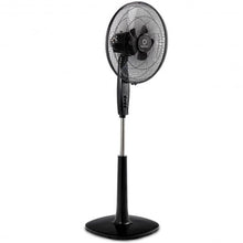 Load image into Gallery viewer, Fantask 16" 3 Speed Double Blades Oscillating Pedestal Fan-Black
