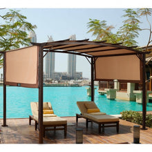 Load image into Gallery viewer, 12 x 9 ft Outdoor Pergola Gazebo Canopy Sun Shelter  with Steel Frame
