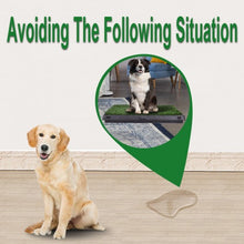 Load image into Gallery viewer, 25" x 20" Puppy Potty Training Toilet Turf Mat
