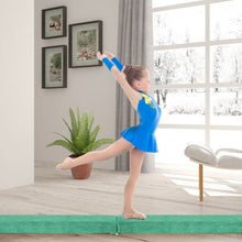 Load image into Gallery viewer, 7' Sectional Gymnastics Floor Balance Beam-Green
