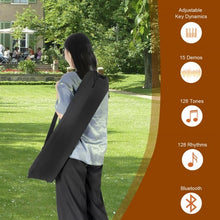 Load image into Gallery viewer, 2 in 1 Attachable Digital Piano Keyboard 88/44 Touch sensitive Key w/ MIDI-White
