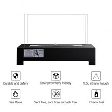 Load image into Gallery viewer, Stainless Steel Portable Tabletop Ventless Bio Ethanol Fireplace

